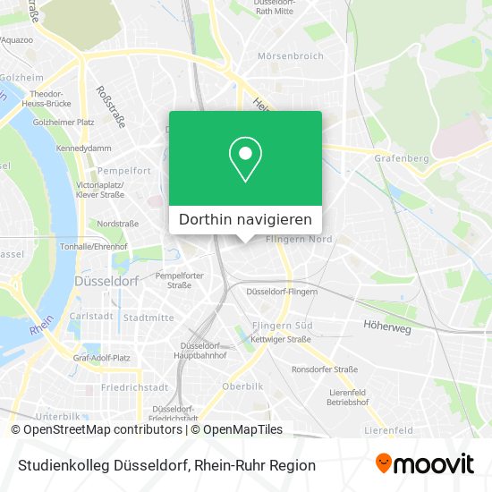 Studienkolleg Düsseldorf Karte