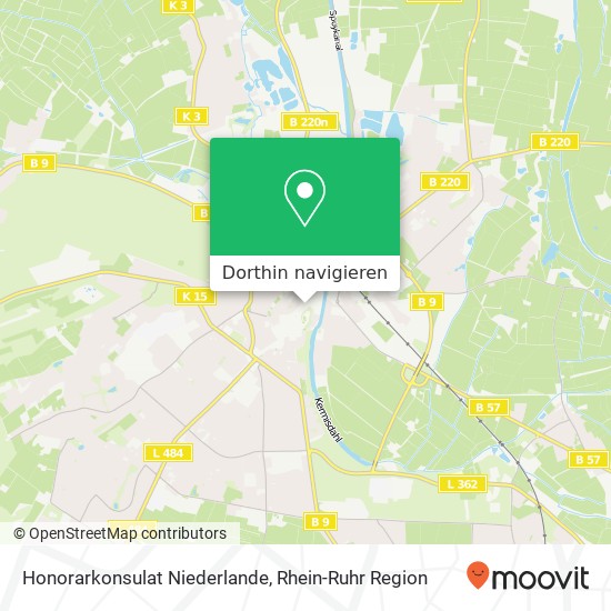 Honorarkonsulat Niederlande Karte