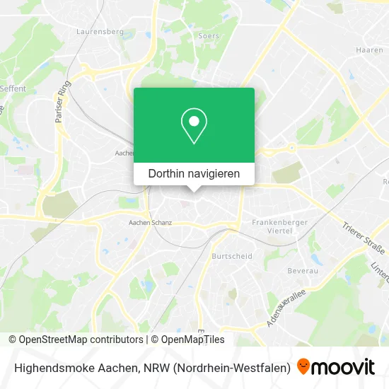Highendsmoke Aachen Karte