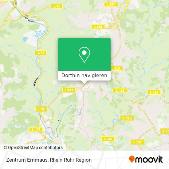 Zentrum Emmaus Karte