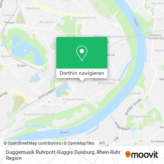Guggemusik Ruhrpott-Guggis Duisburg Karte