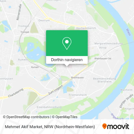 Mehmet Akif Market Karte