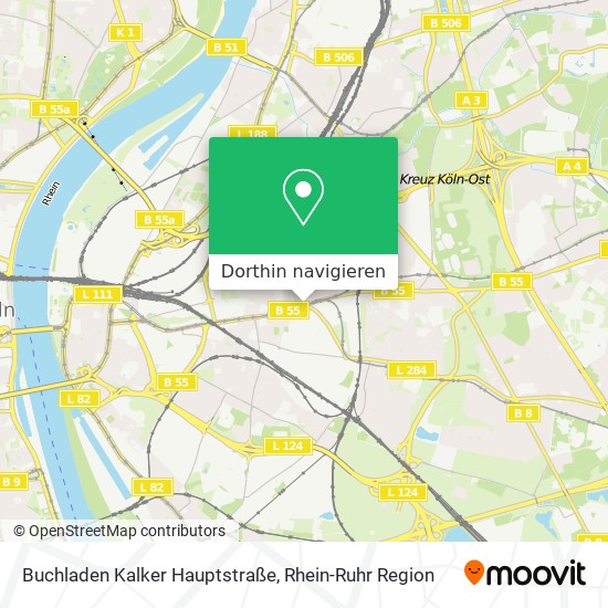Buchladen Kalker Hauptstraße Karte