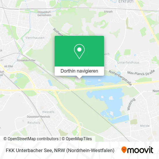 FKK Unterbacher See Karte