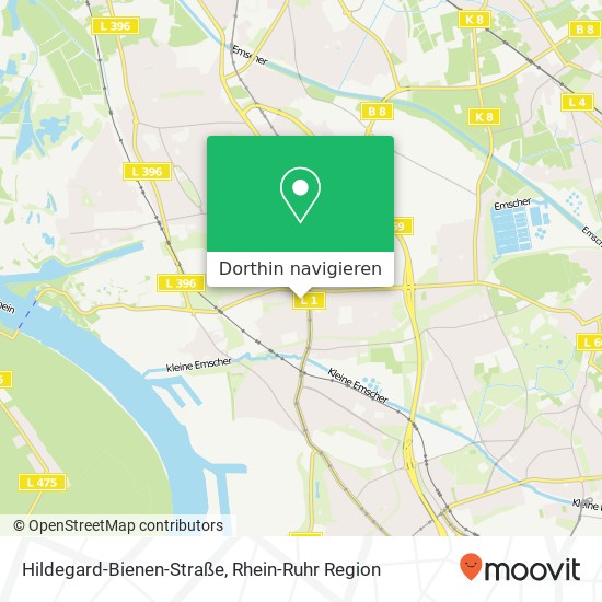 Hildegard-Bienen-Straße Karte