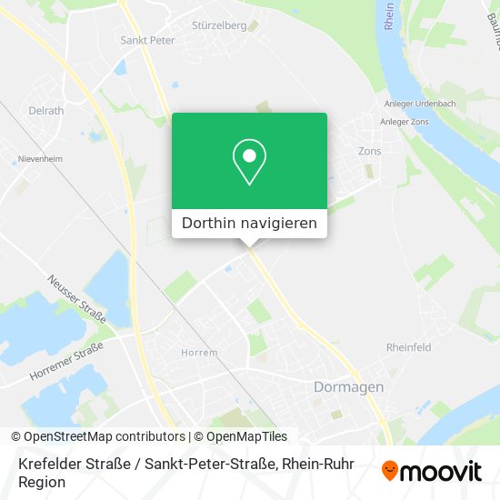 Krefelder Straße / Sankt-Peter-Straße Karte