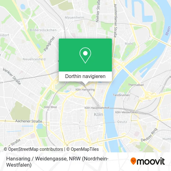 Hansaring / Weidengasse Karte