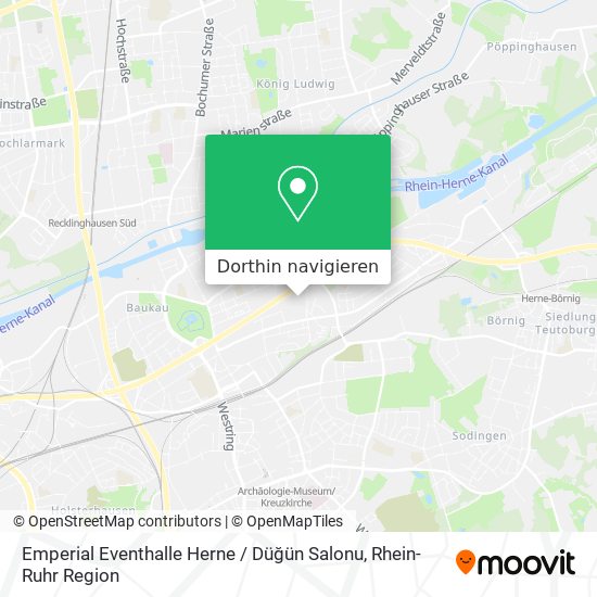 Emperial Eventhalle Herne / Düğün Salonu Karte