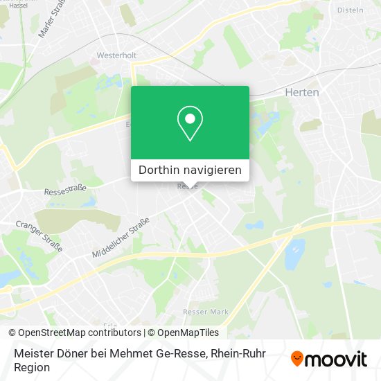 Meister Döner bei Mehmet Ge-Resse Karte