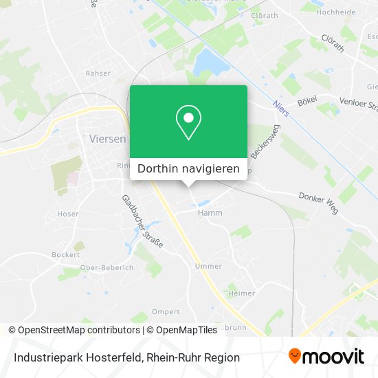 Industriepark Hosterfeld Karte