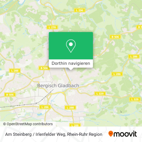 Am Steinberg / Irlenfelder Weg Karte