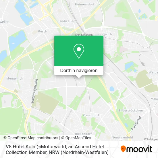 V8 Hotel Koln @Motorworld, an Ascend Hotel Collection Member Karte