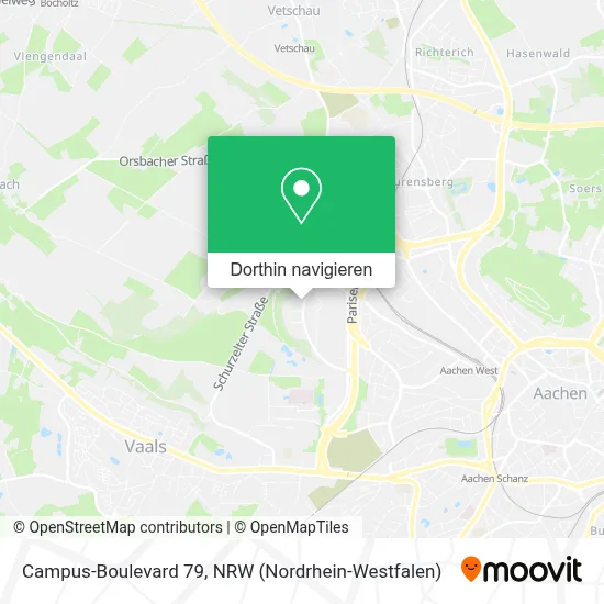 Campus-Boulevard 79 Karte