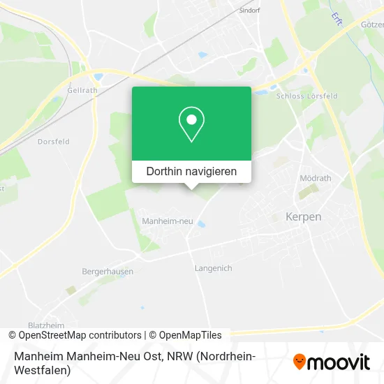 Manheim Manheim-Neu Ost Karte