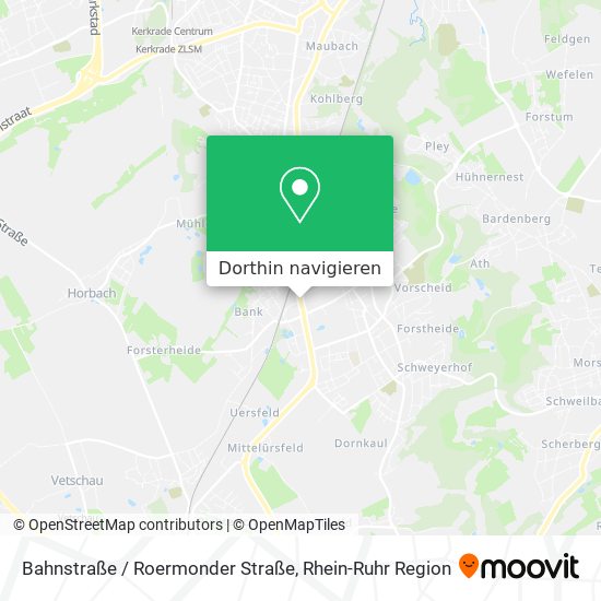 Bahnstraße / Roermonder Straße Karte