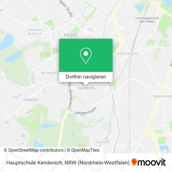 Hauptschule Kendenich Karte