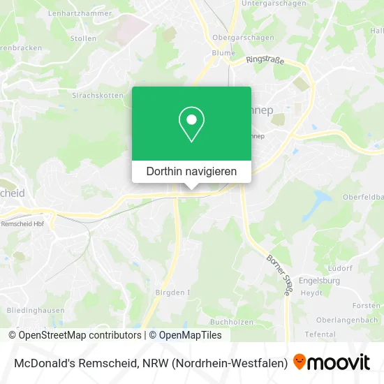McDonald's Remscheid Karte