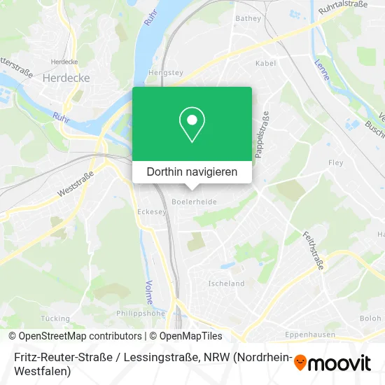 Fritz-Reuter-Straße / Lessingstraße Karte