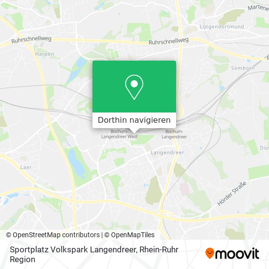 Sportplatz Volkspark Langendreer Karte
