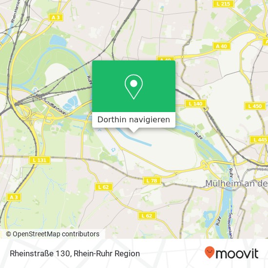 Rheinstraße 130 Karte