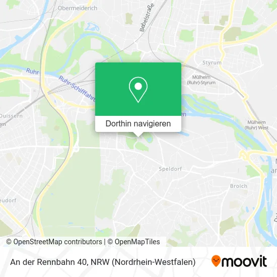 An der Rennbahn 40 Karte