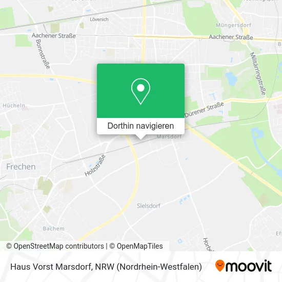 Haus Vorst Marsdorf Karte