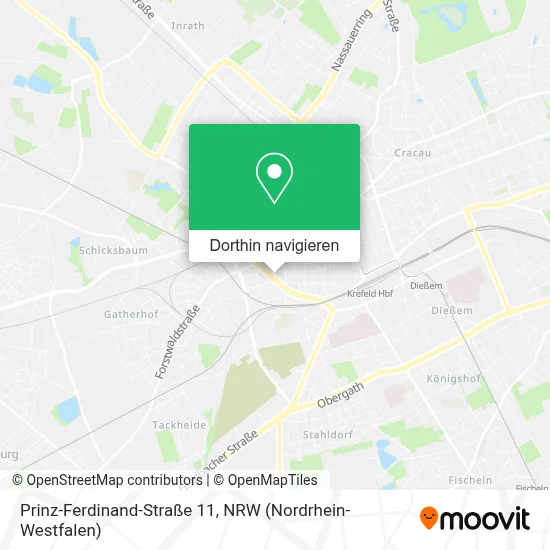 Prinz-Ferdinand-Straße 11 Karte