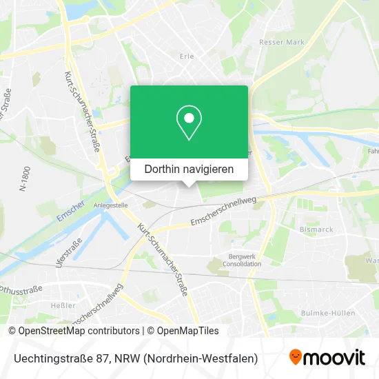 Uechtingstraße 87 Karte