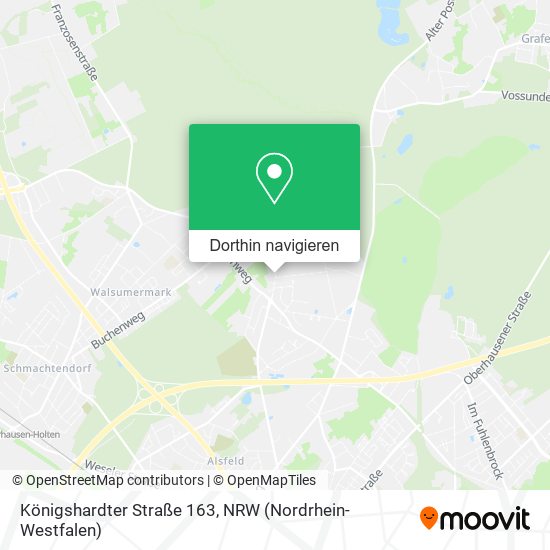Königshardter Straße 163 Karte