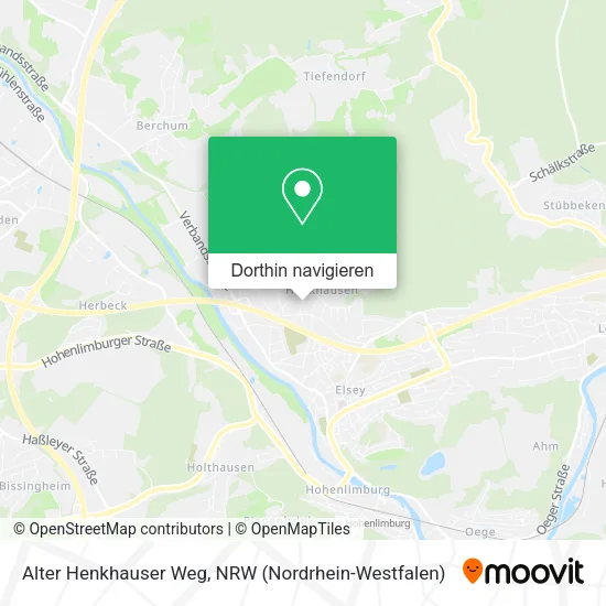 Alter Henkhauser Weg Karte