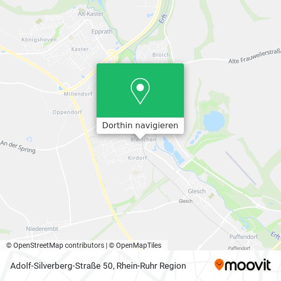 Adolf-Silverberg-Straße 50 Karte