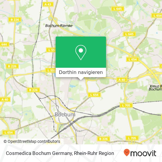 Cosmedica Bochum Germany Karte