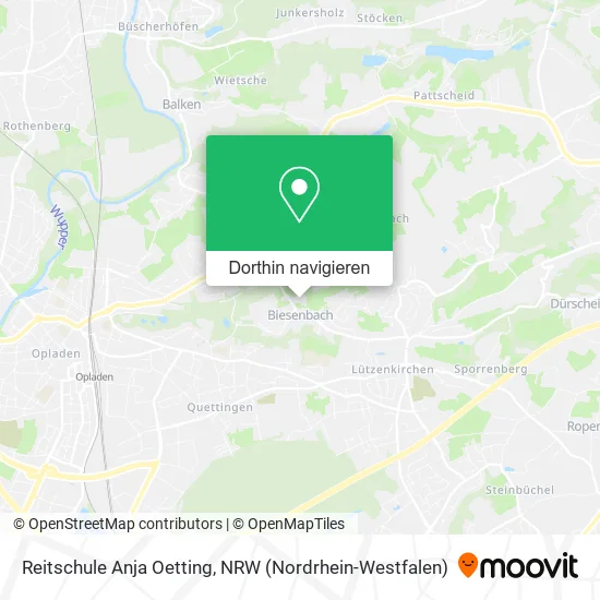 Reitschule Anja Oetting Karte