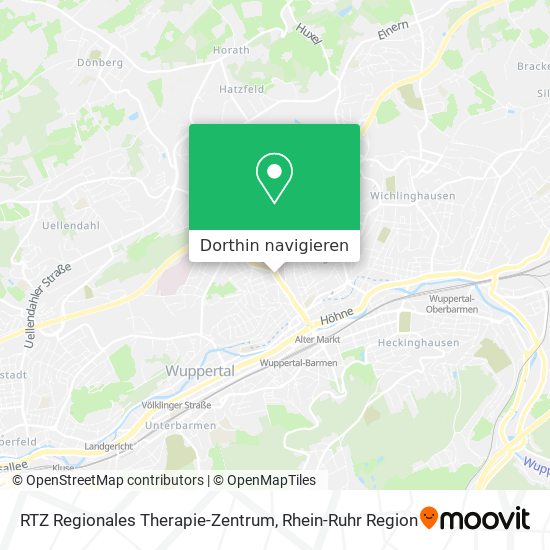 RTZ Regionales Therapie-Zentrum Karte