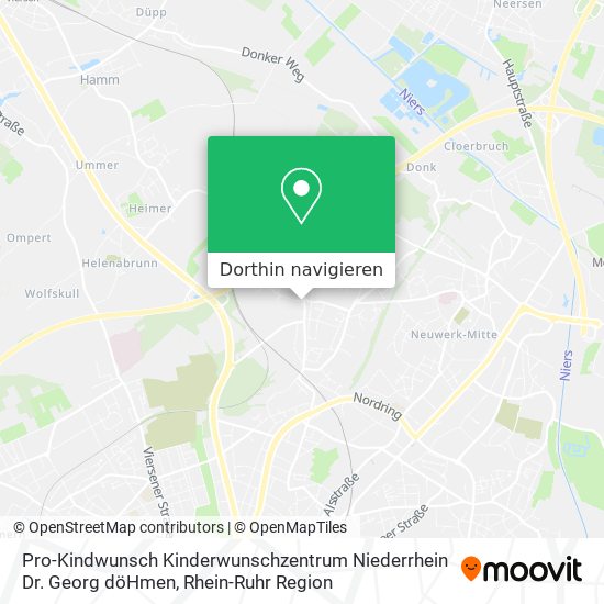 Pro-Kindwunsch Kinderwunschzentrum Niederrhein Dr. Georg döHmen Karte