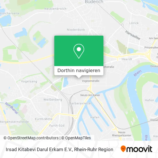 Irsad Kitabevi Darul Erkam E.V. Karte