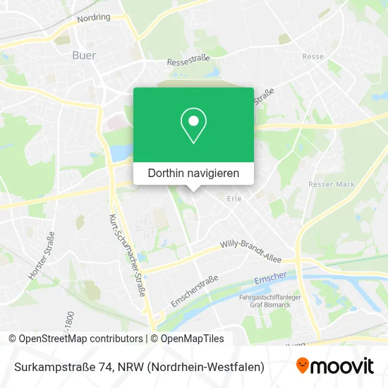 Surkampstraße 74 Karte