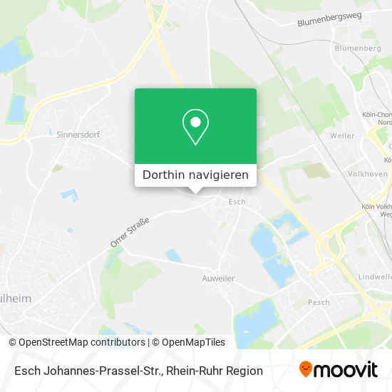 Esch Johannes-Prassel-Str. Karte