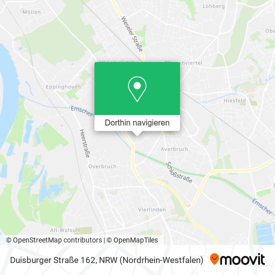 Duisburger Straße 162 Karte