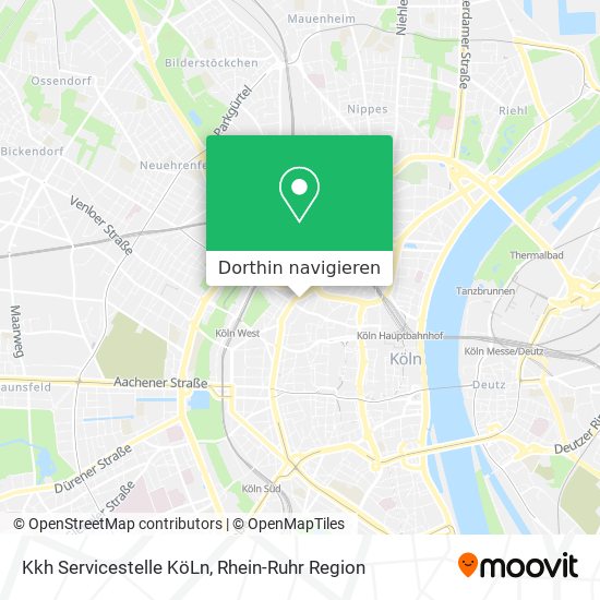 Kkh Servicestelle KöLn Karte