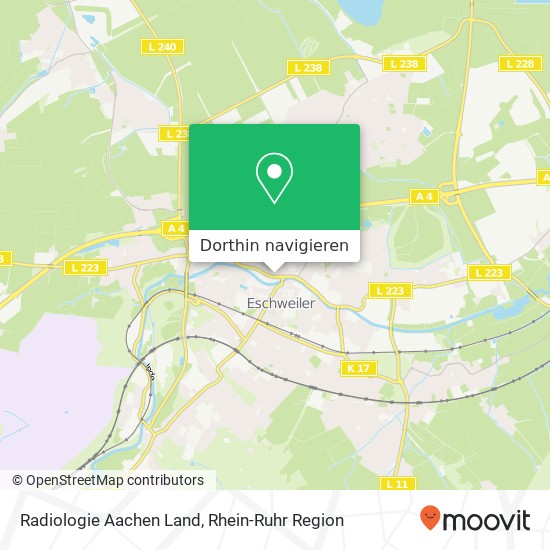 Radiologie Aachen Land Karte