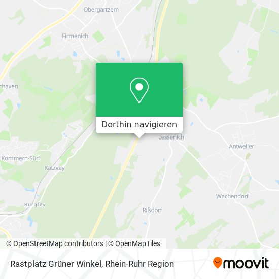 Rastplatz Grüner Winkel Karte
