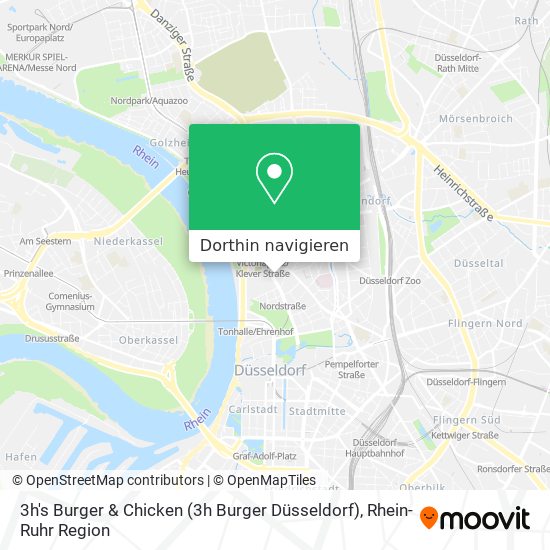 3h's Burger & Chicken (3h Burger Düsseldorf) Karte