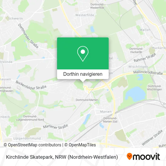 Kirchlinde Skatepark Karte