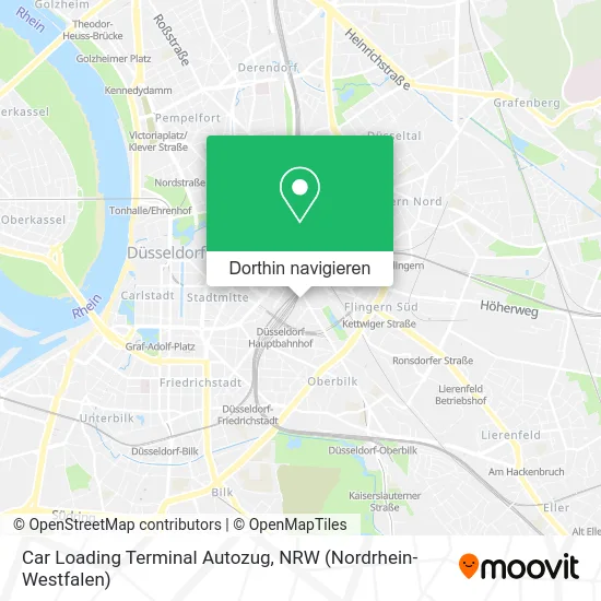 Car Loading Terminal Autozug Karte