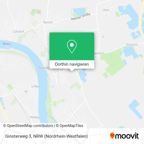 Ginsterweg 3 Karte