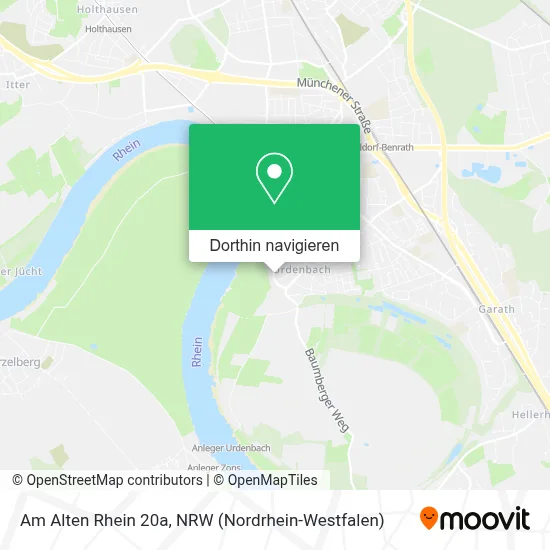 Am Alten Rhein 20a Karte