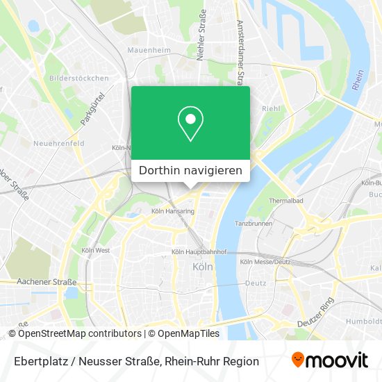 Ebertplatz / Neusser Straße Karte
