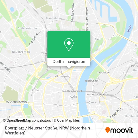 Ebertplatz / Neusser Straße Karte