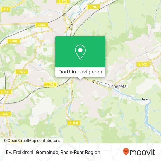 Ev. Freikirchl. Gemeinde Karte